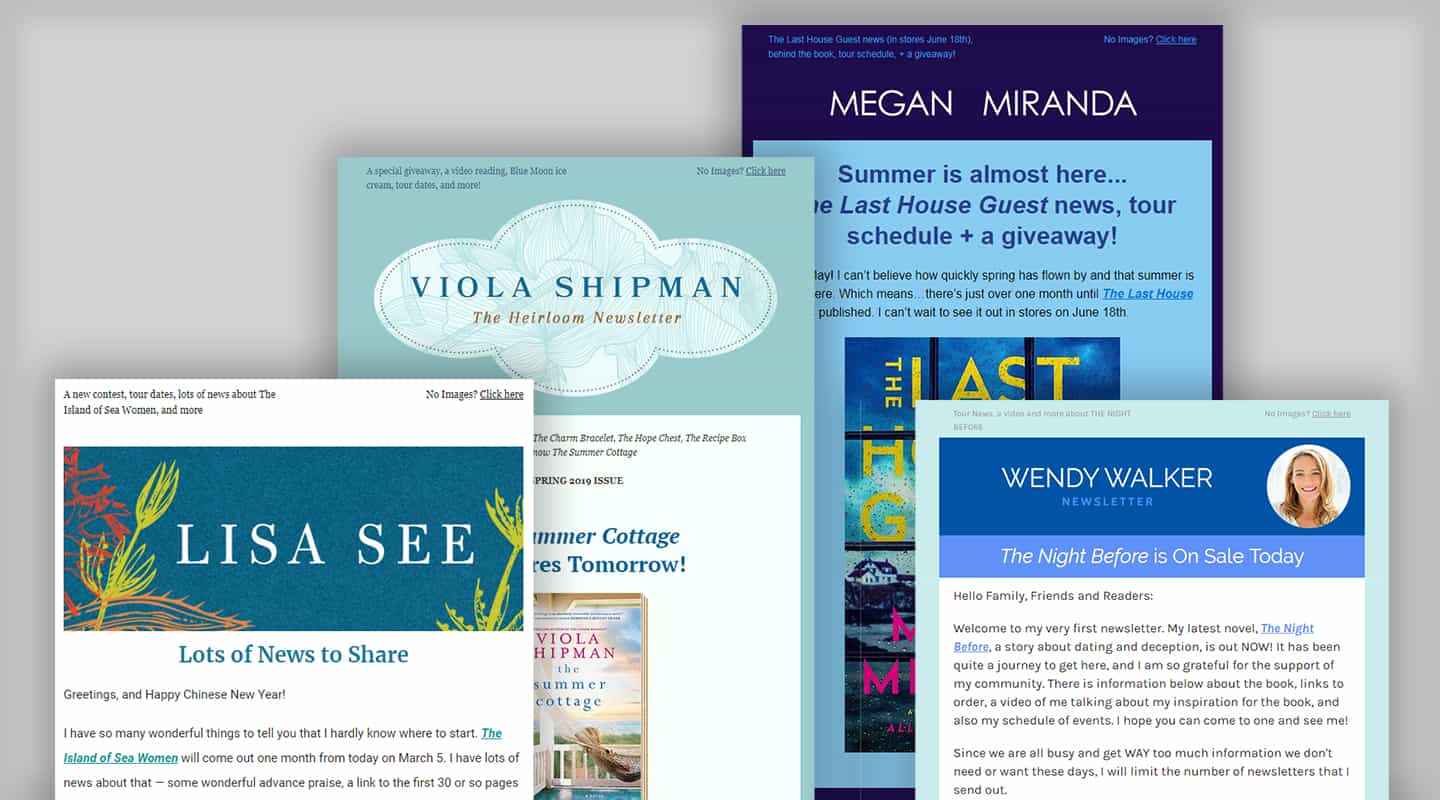 Author Newsletter Design May 2019